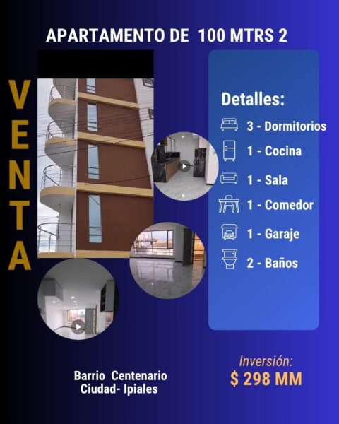 Amplio Apartamento en ipiales